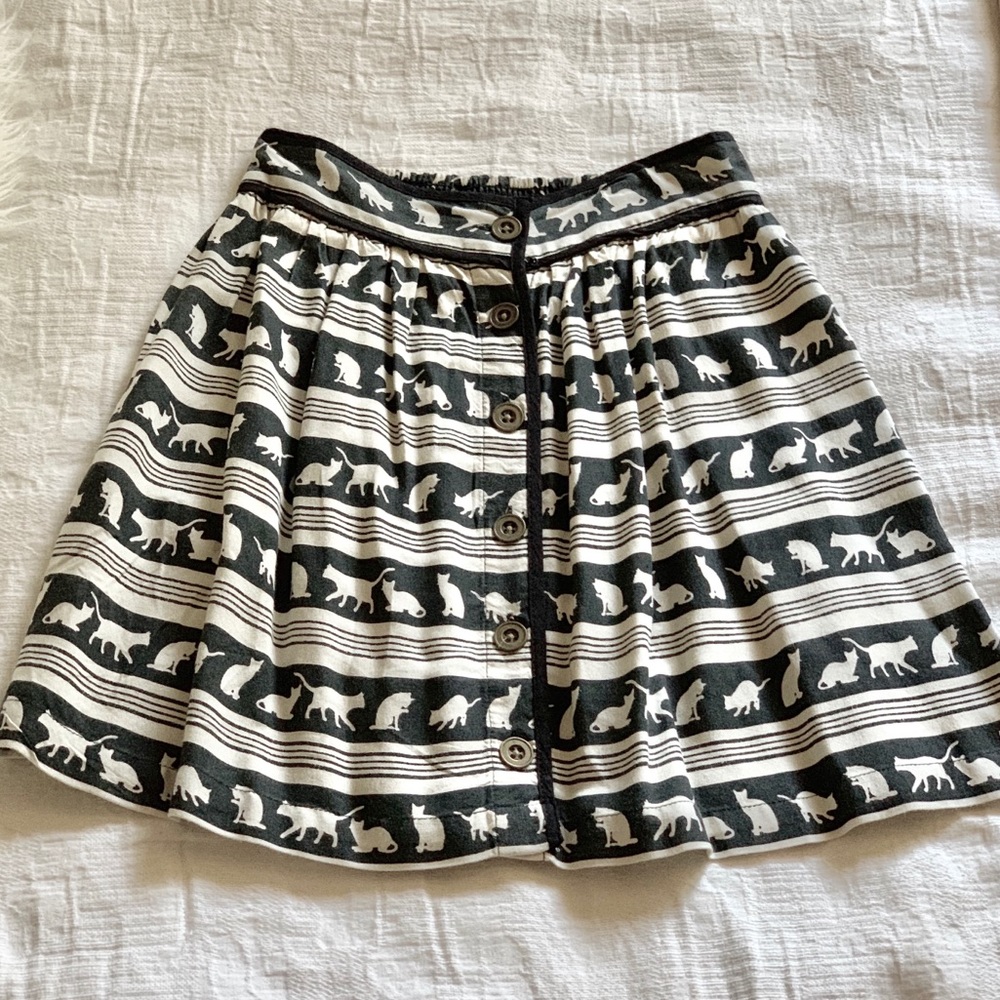 High Rise Urban Outfitters Cat Skirt